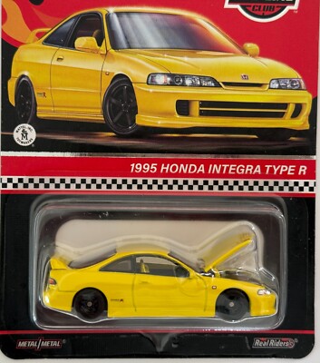 2024 Hot Wheels RLC Exclusive 1995 Honda Integra Type R Yellow