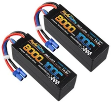 Powerhobby 4s 14.8V 8000MAH 100C Lipo Battery w EC5 Plug Hard Case (2)