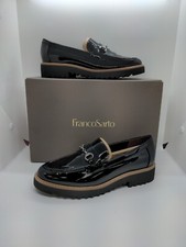 New Franco Sarto Women's Colette Almond Toe Lug Sole Loafers Sz 6W