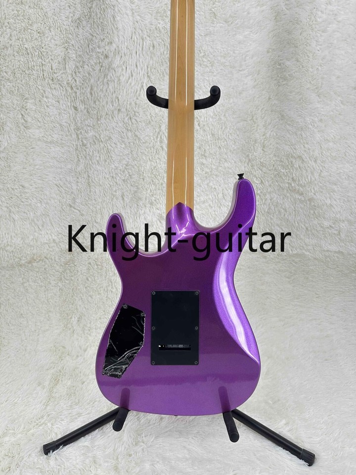 Solid Body Purple Kirk Hammett Ouija ST Electric Guitar Black Part Floyd Rose eBay