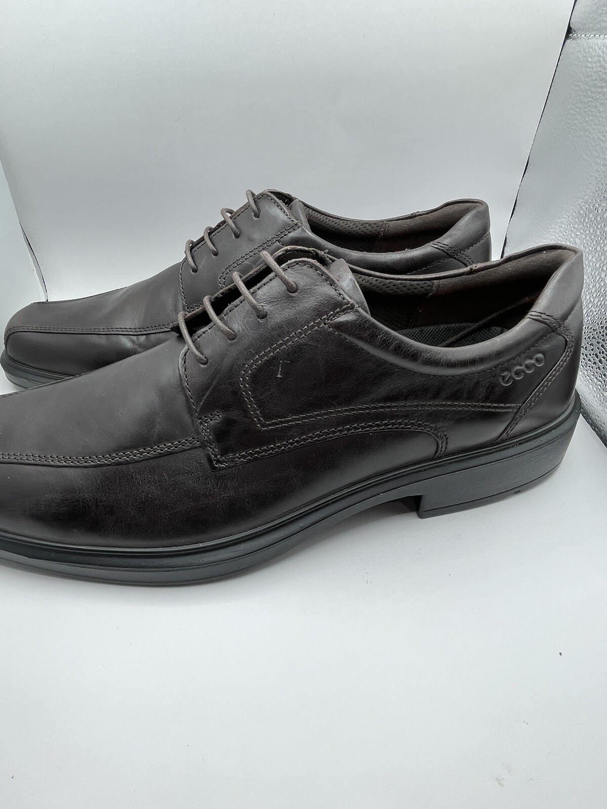 SAOLA ecco uomo derby stringato marrone 13 13 5 US delicatamente indossato