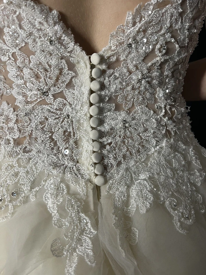 Vestido de novia Jasmine Couture talla 6 nuevo con etiquetas Foto 2 de 4