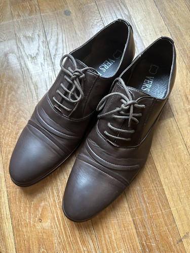 VERS ISL Herrenschuhe gebraucht Leder Gr. 40 groß für 41 Ref.  C08