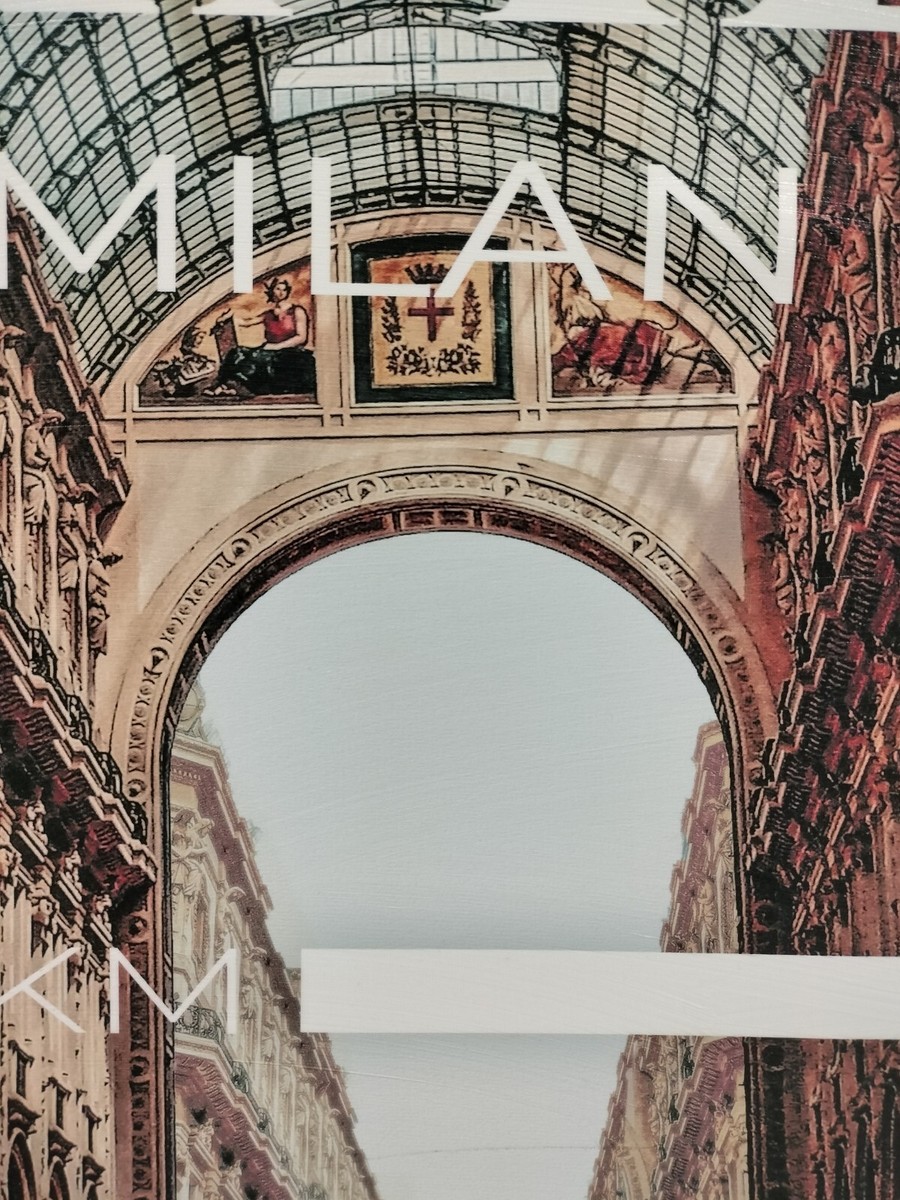 オリバーガル　絵画　PRADA Oliver Gal MILAN PRADA ROADSIGN 36 X 24 Canvas Art Painting