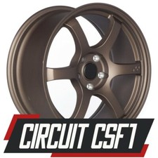 Circuit Csf1 18x8.5 5x100 35mm Matte Bronze Spun Forged Wheels 57dr Set Of 4