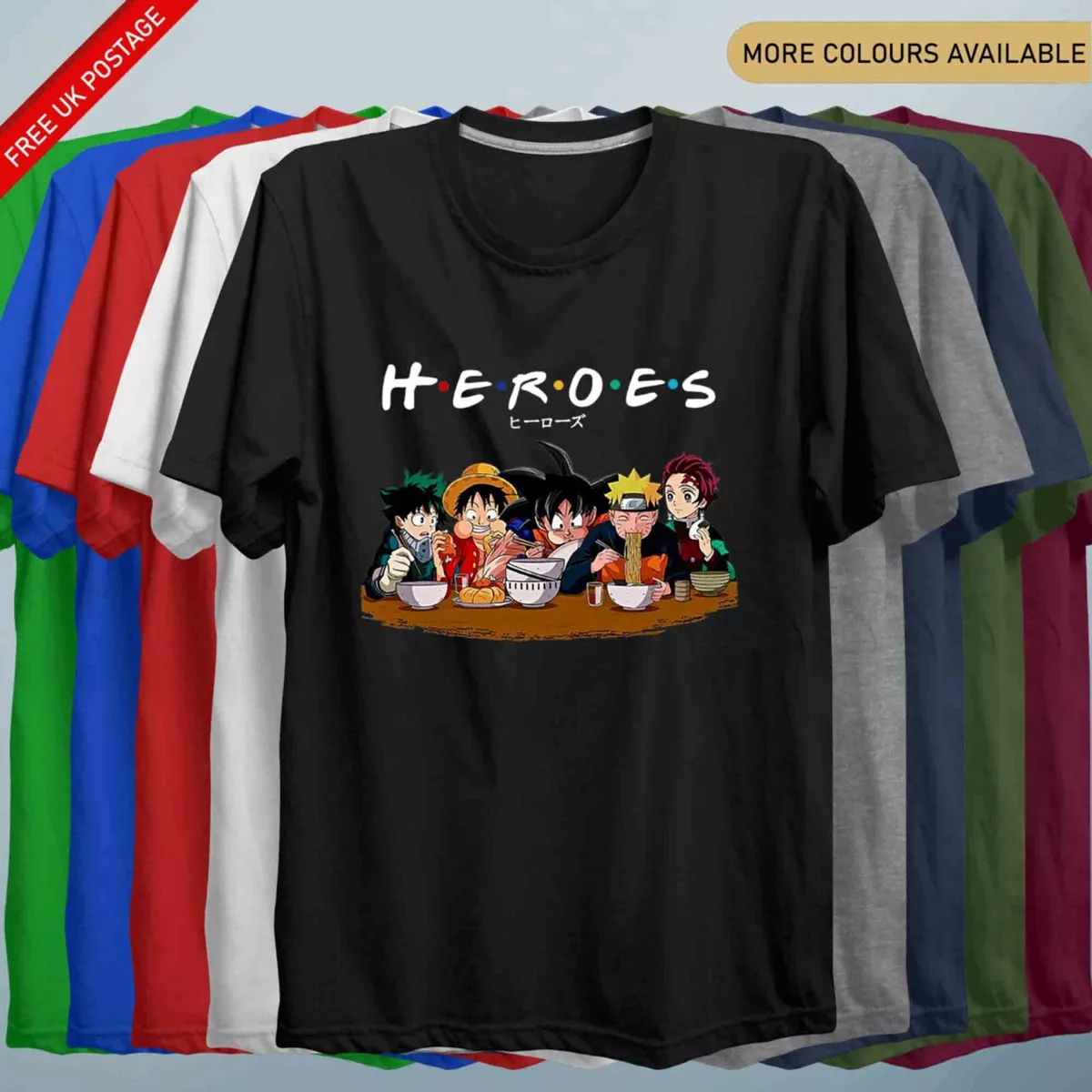 Anime T Shirt Designs Graphics & More Merch