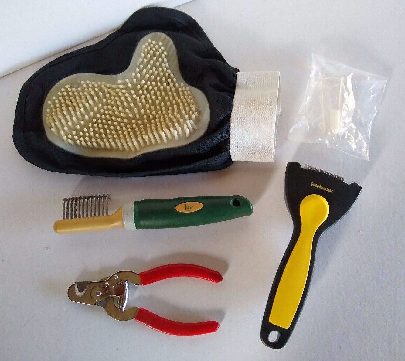 Dog Grooming Lot Undercoat Brush Rake B New color Tooth Trimmer Nail Rapid rise Glove