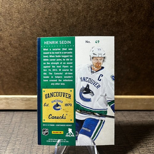 2013-14 Panini Contenders Hockey - Pick a Card - Picture 77 of 153