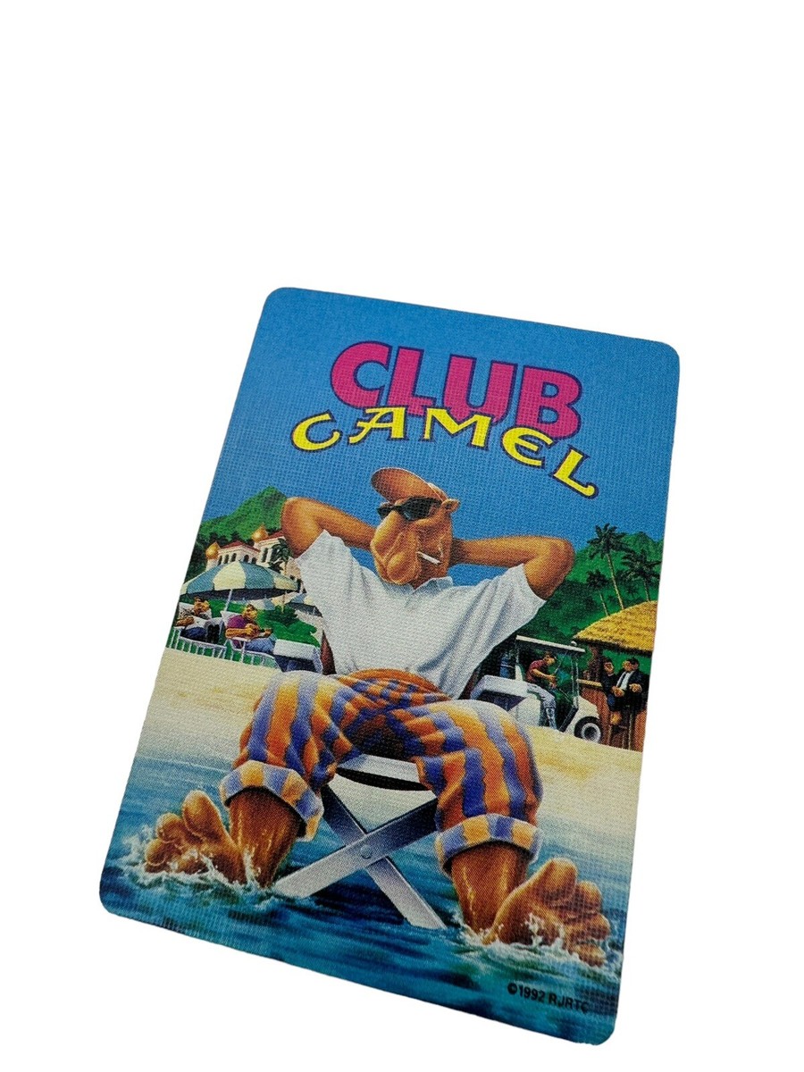 Vtg 1992 Club Camel Cigarettes Official Playing Cards Joe Camel Beach  Complete