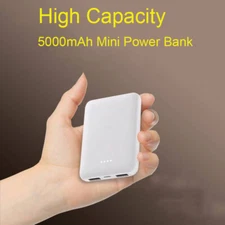 Mini Power Bank 2USB Output 5000mAh for Phone Portable Charger Travel Must Haves