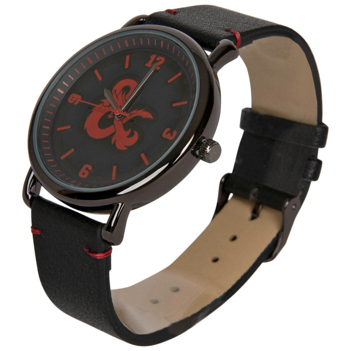 Dungeons & Dragons Wanduhr – Schwarz Mit Würfel-Zifferblatt, Metallrahmen