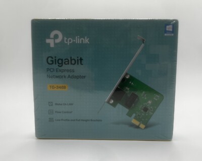 Brand NEW TP-Link TG-3468 PCI-Express Gigabit Ethernet Network Adapter 2918
