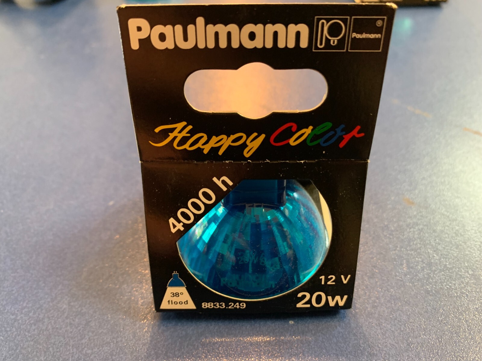 Paulmann Halogen Lamp GU5.3 20W Blue 12V Reflector Lamp 38° 8833.249 Halogen