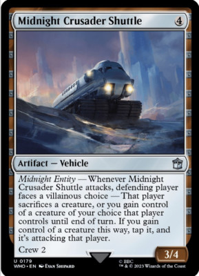 Midnight Crusader Shuttle Universes Beyond: Doctor Who Regular