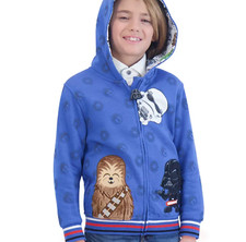 Star Wars Hoodie Jacket Embroidered 4 5 6 7 8 Boys Sweatshirt Stormtrooper Chibi