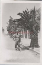 Photo, WW2, Southern Front Soldier Under Palm Trees N 50278