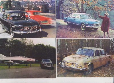 Lot of 10 different Tatra 603 postcards