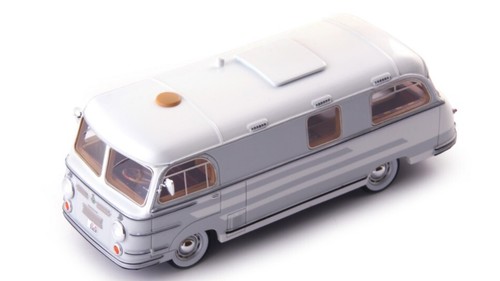 MODELLINO FURGONE STATICO AUTOCULT PORSCHE TEMPO MIKAFA SPORT CAMPER 1955 1/43 - Foto 3 di 5