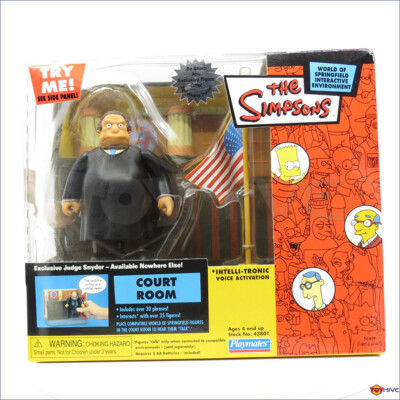 The Simpsons - Court Room - exclusive Judge Snyder figure