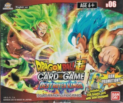 Dragon Ball Super Series 6 Destroyer Kings Display Box - 24 Packs - Afbeelding 1 van 1