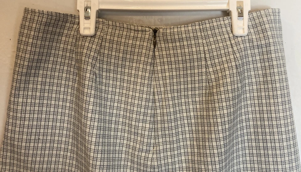 Minifalda lápiz Y2K vintage B musgo talla 12 a cuadros Academia Grunge preppy años 90 Foto 4 de 4