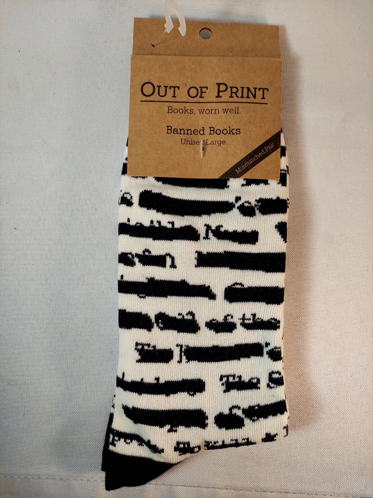 Socks - Out of Print Banned Books Socks - NWT-image