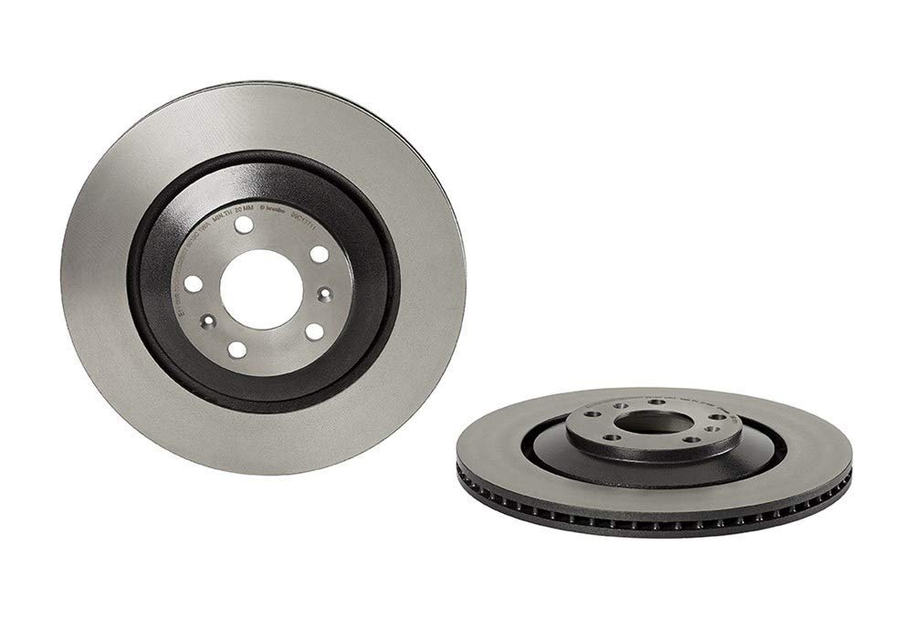 Brembo 09.C137.11 UV Coated vented Rear Brake Rotor AUDI/BENTLEY/VW OE#...