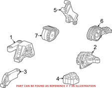 Genuine OEM Left Automatic Transmission Mount For Saab 12785099