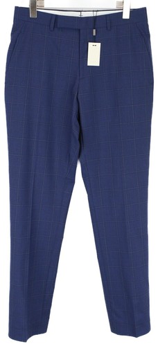 Costume Homme Suitsupply Greenwich Low DB / Ames Plissé ES - Taille UK 38 (pantalon 32) - Gris Coton - Occasion Très Bon état