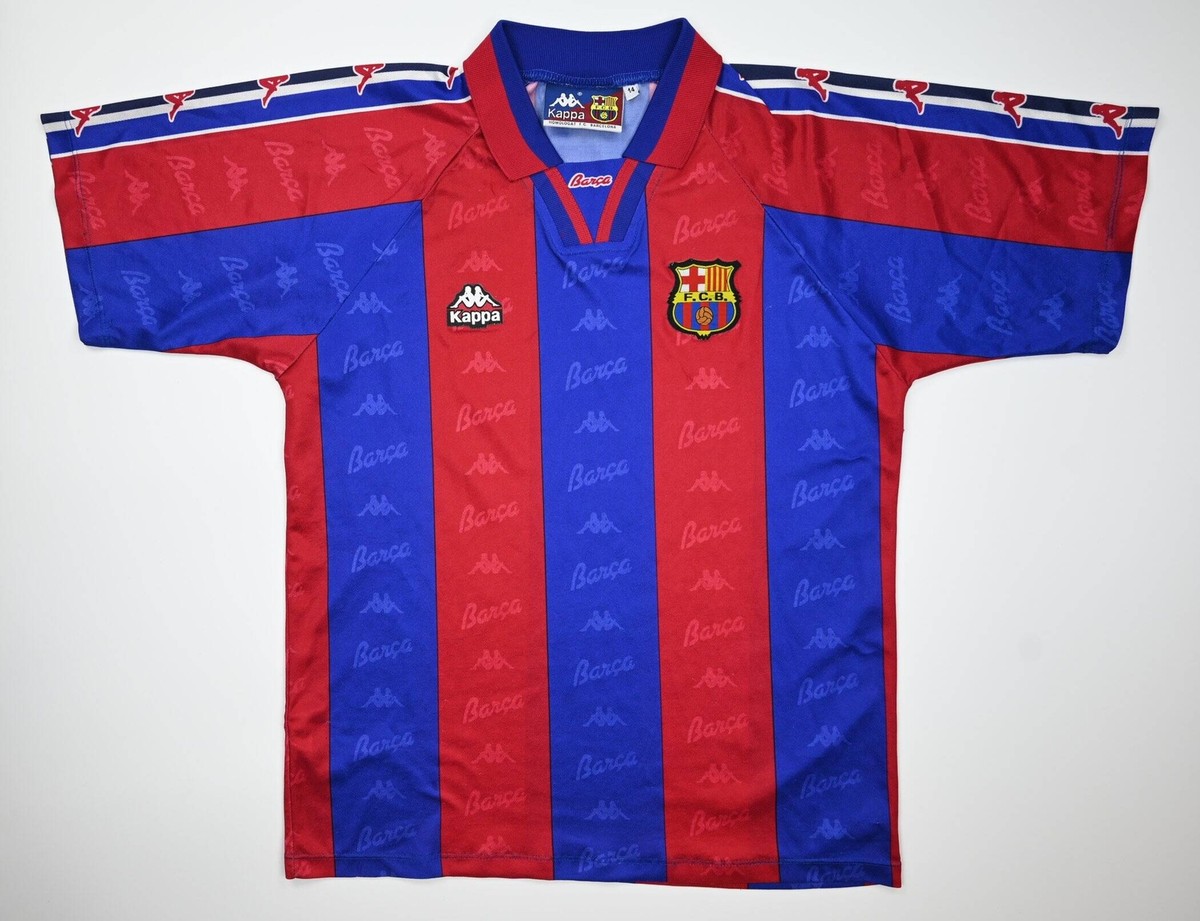 Kappa 1995-97 FC BARCELONA SHIRT TRIKOT XL. BOYS | eBay