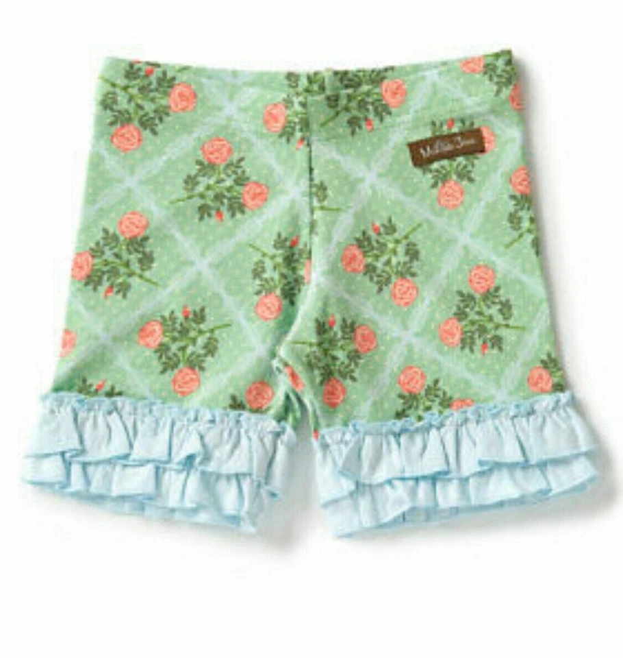 Matilda Jane Going Green Shorties Shorts Size 4 Girls New In Bag Floral - Image 3 of 4
