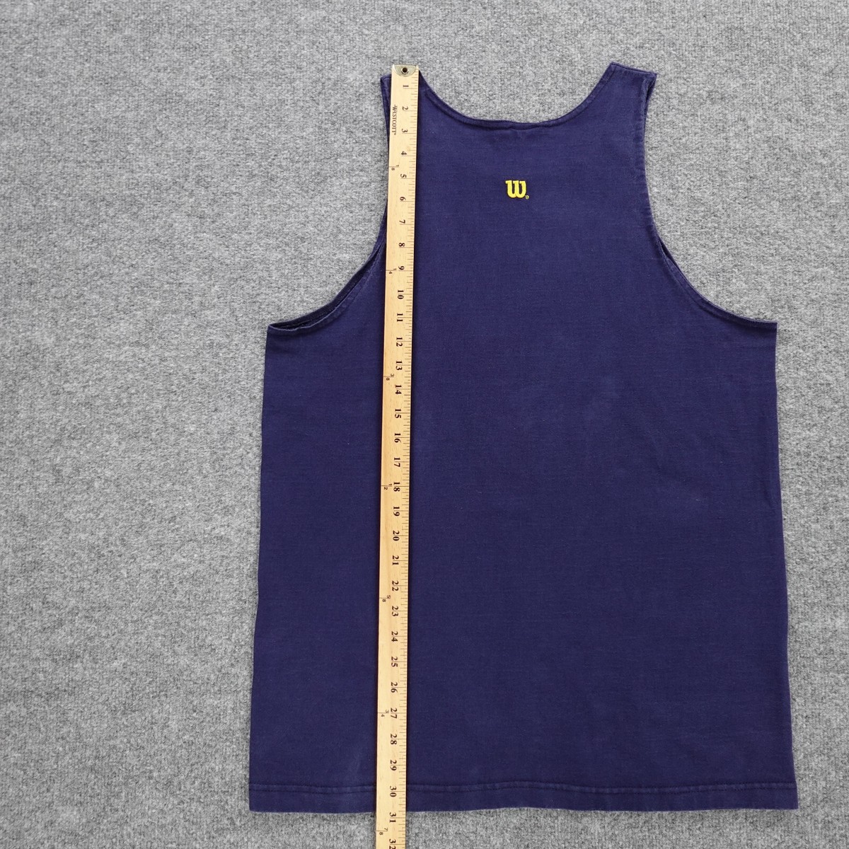 トップス 50's Wilson Athle Jersey Tank Top Wilson Athleticwear Tank Top Shirt Vintage Blue Teal