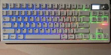 Built GMK87 Custom Keyboard White