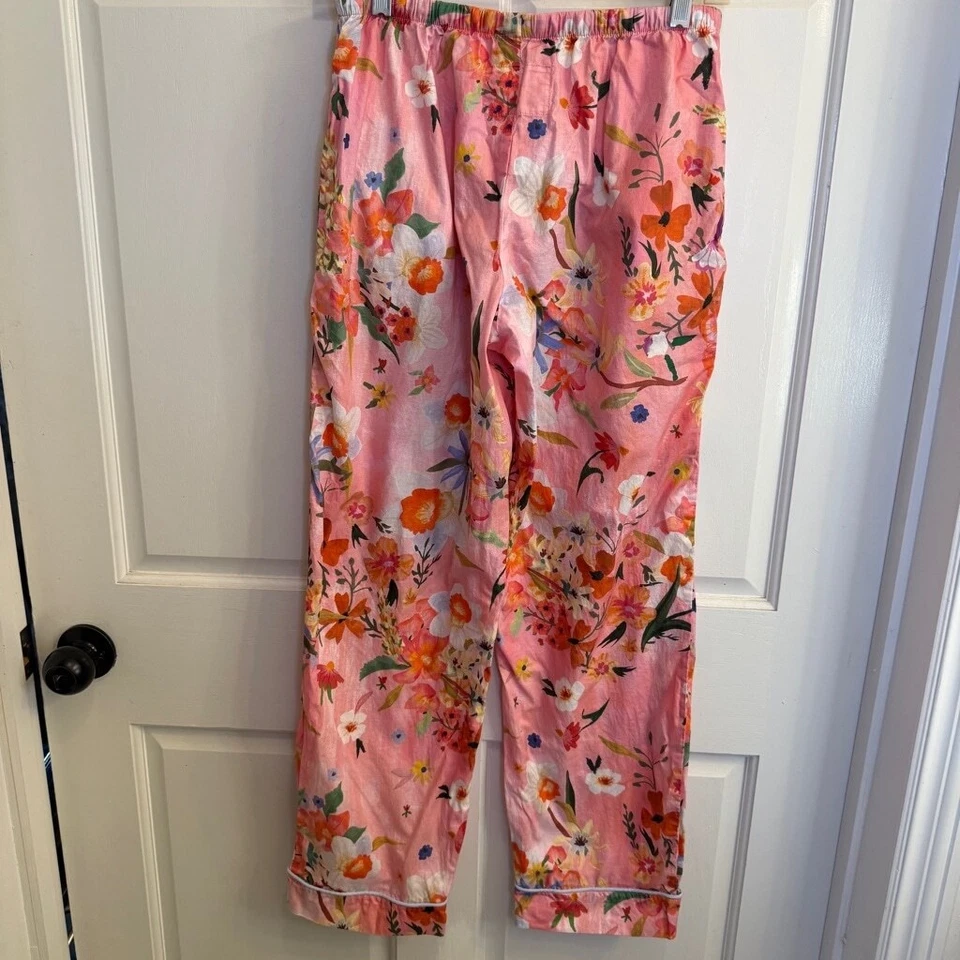 Pantalones de pijama para mujer The Cat's talla S rosa floral Foto 2 de 4