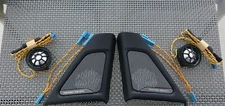 BMW F10 F11 F18 HK top hifi tweeters plus covers and cables