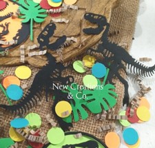 Dinosaurio Fiesta Cumpleaños 150CT, Personalizar Confeti, Decoraciones Fiesta