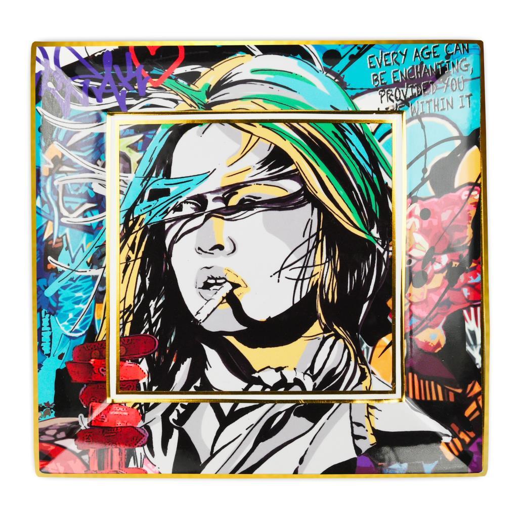 BACI MILANO SVUOTATASCHE BRIGITTE 18 X 18 CM IN PORCELLANA - STREET ART