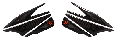 Tank Pad Carbon Look Black 3D Motorcycle Sticker Compatible with KTM 990 Duke