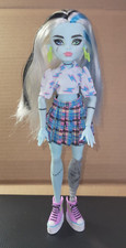 Muñeca de moda electrizante Monster High 2012 Mattel Frankie Stein pelo rayado