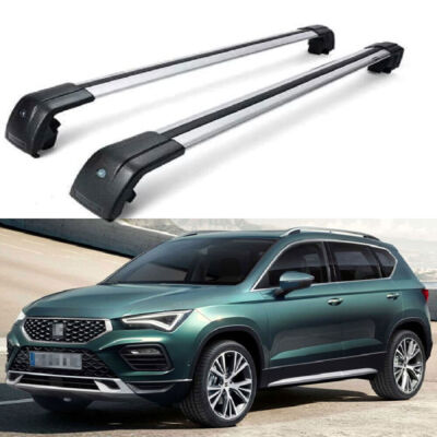 2Pcs Roof Rail Racks Cross Bars Crossbars Carrier Fits for 2016-2023 Seat Ateca