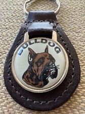 Vintage Keychain I Love Bulldog Dog