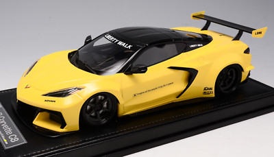 1/18 IVY Models Chevrolet Corvette C8 Liberty walk LB Performance Yellow
