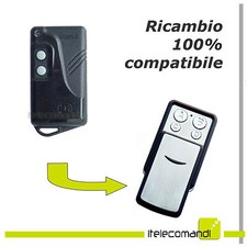 Telecomando radiocomando Slide315 Mhz compatibile Fadini Astro 75 tasti bianchi