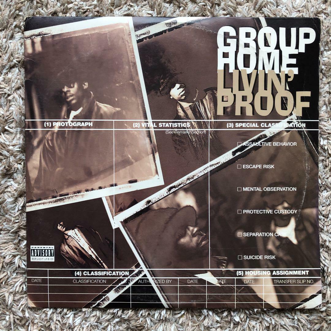 GROUP HOME 「LIVIN' PROOF 」2LP Group Home / Livin' Proof 1995 US Original Record 2LP Vinyl