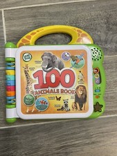 Leap Frog 100 Animals Book Tested And Working/ Spanish And English