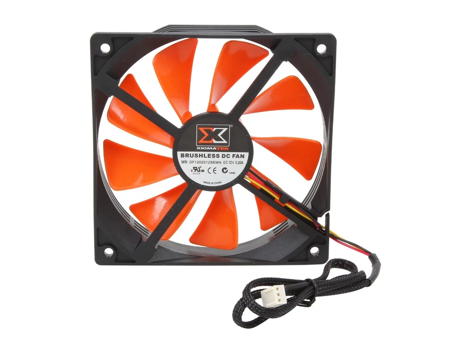Xigmatek 120mm x 25mm Low Speed Silent 3-Pin Case Fan /w screws XOF-F1255 NEW - Image 3 of 4