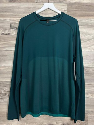 Ω Lululemon Metal Vent Tech LS 2.0 Long Sleeve Size XXL Teal FSSE