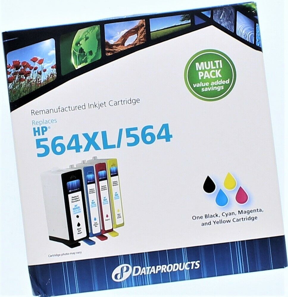 Data Products Remanufactured Inkjet Cartridge For HP 564XL/564 Color