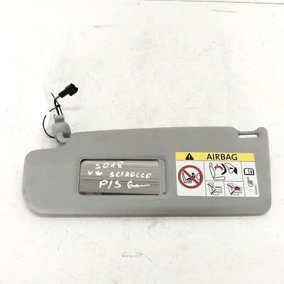 Volkswagen Scirocco Hatchback 2016 Sun Visor Passenger Side 1K8857551J