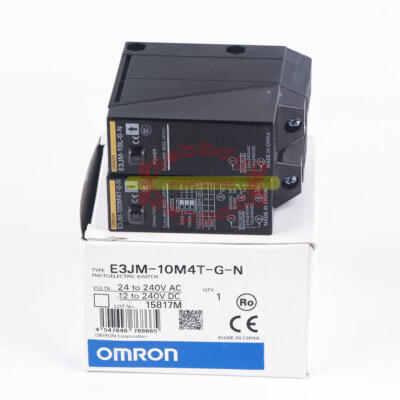 ONE Omron Photoelectric Switch E3JM-10M4T-G-N E3JM-10L-G-N New